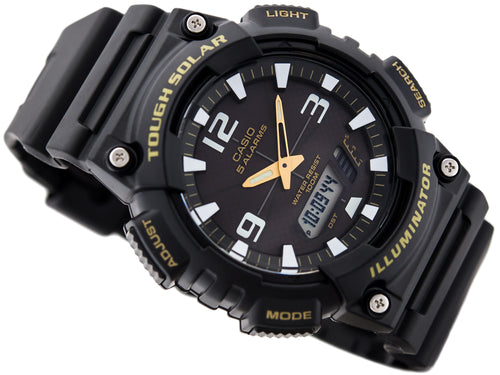 WW0027 Casio Youth Tough Solar Dual Time Resin Belt Watch AQ-S810W-1BVDF