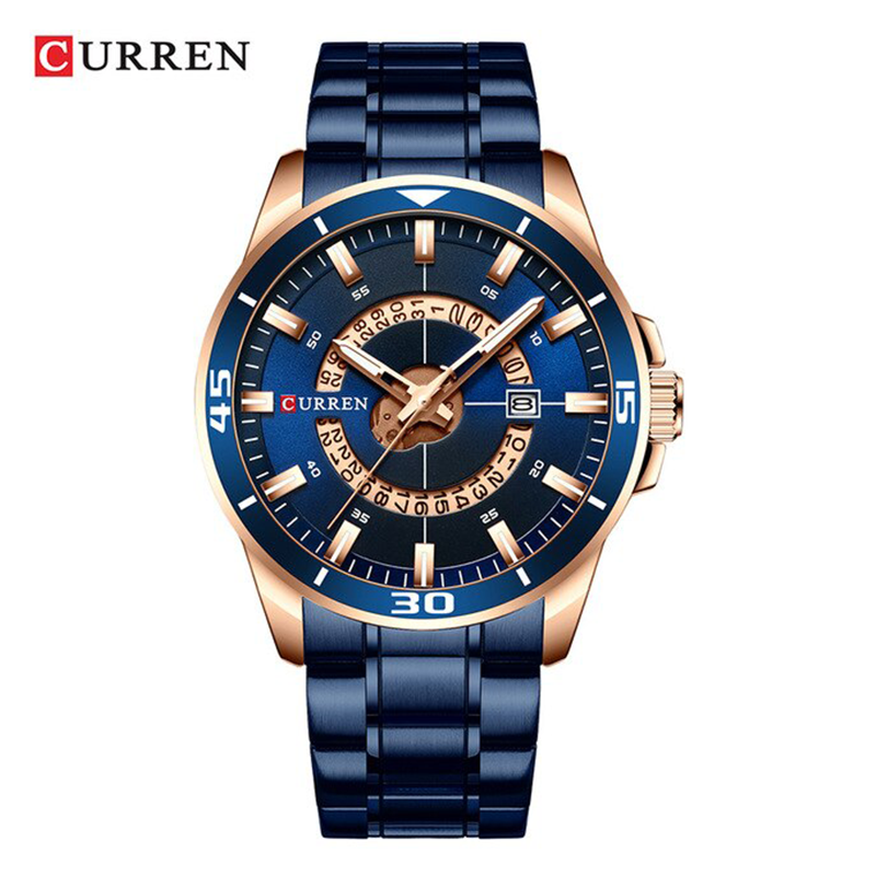 WW1117 Curren Date Chain Watch