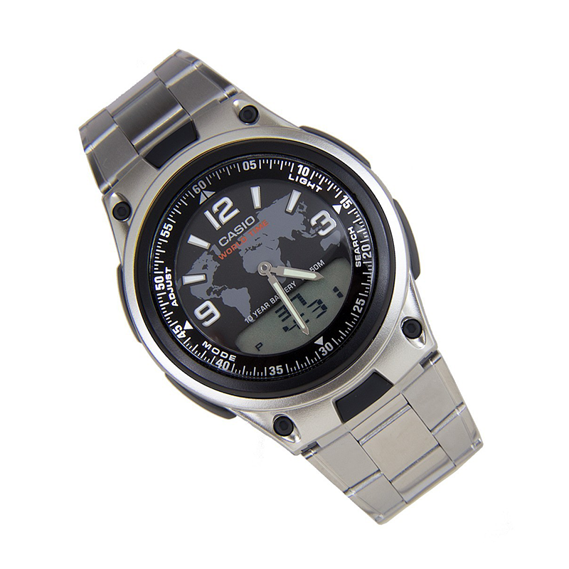 WW0129 Casio Youth Dual Time Chain Watch AW-80D-1A2VDF