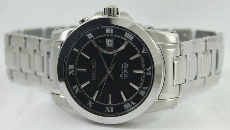 WW0823 Seiko Premier Prepetual Calender Chain Watch SNQ141P1