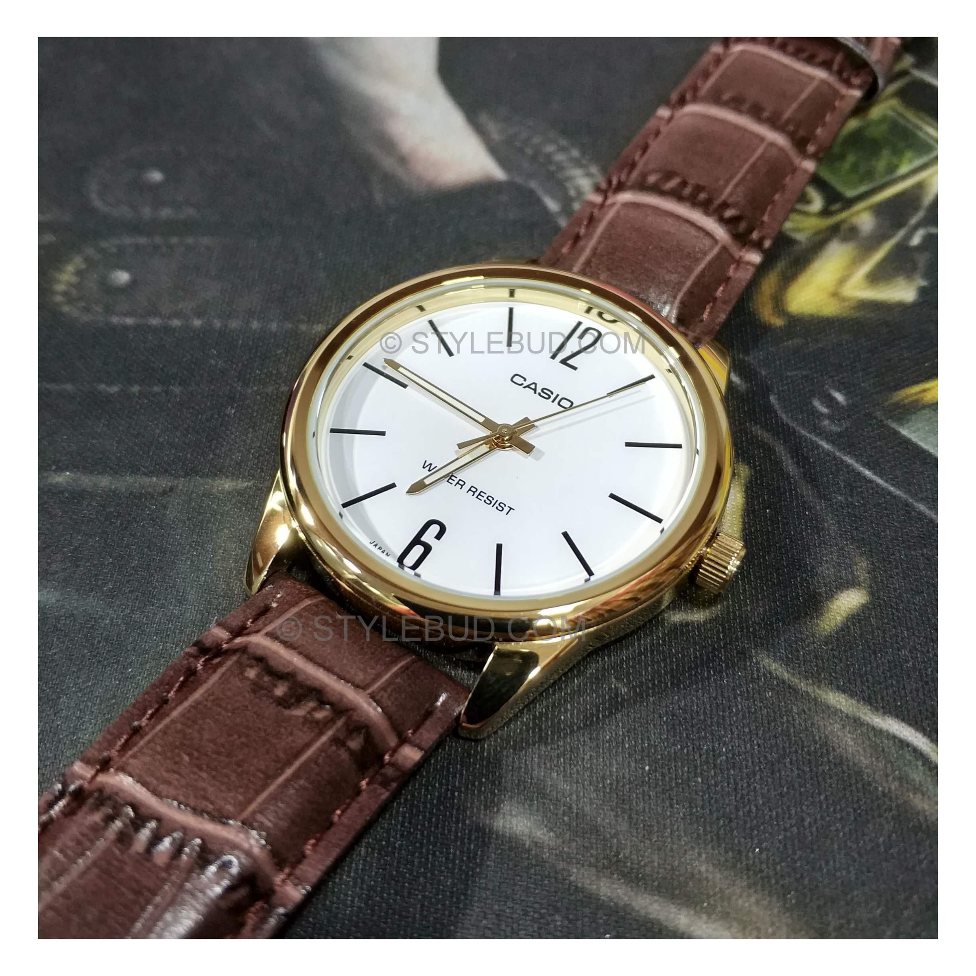 WW0096 Casio Standard Belt Watch MTP-V005GL-7BUDF