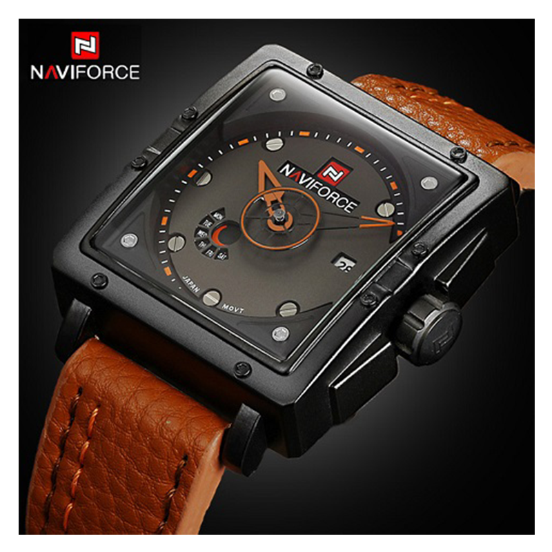 WW0641 Naviforce Day Date Belt Watch