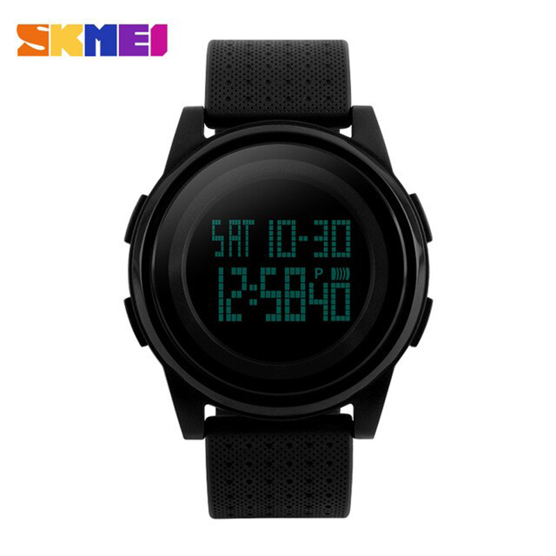 WW0545 SKMEI Dual Time Digital Fiber Belt Watch 1206