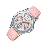 WW1200 Casio Enticer Multifunction Ladies Leather Belt Watch LTP-E308L-4AVDF