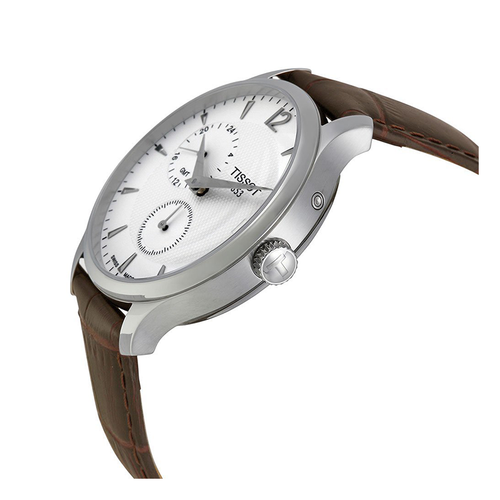 WW0182 Tissot Tradition GMT Leather Belt Watch T0636391603700