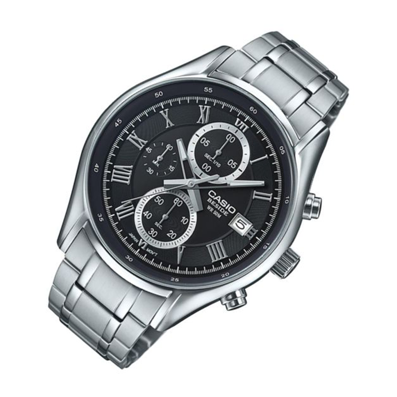 WW0614 Casio Beside Chronograph Chain Watch BEM-512D-1AV