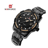 WW0125 Naviforce Date Black Chain Watch NF9079M