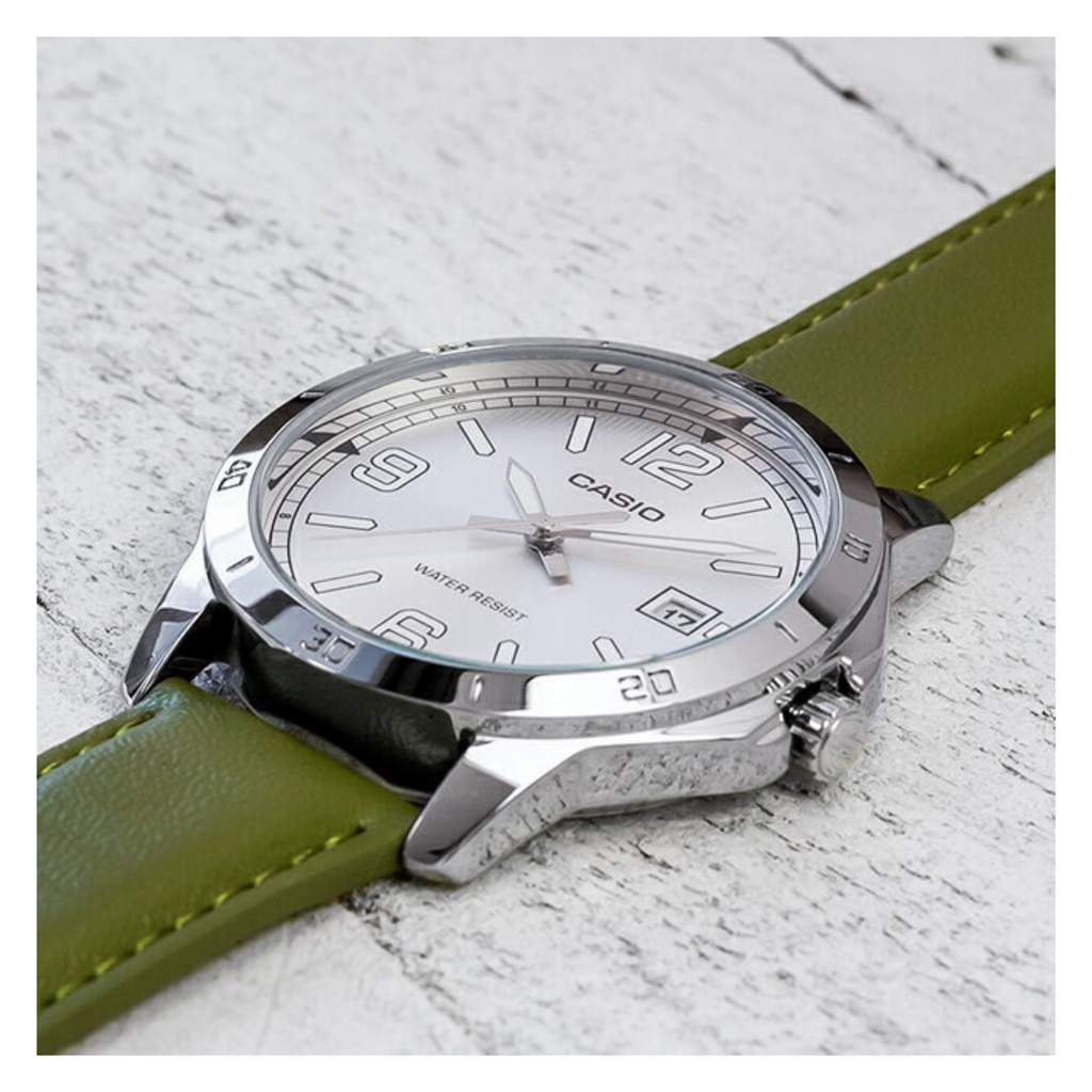 WW1237 Casio Standard Date Belt Watch MTP-V004L-3BUDF