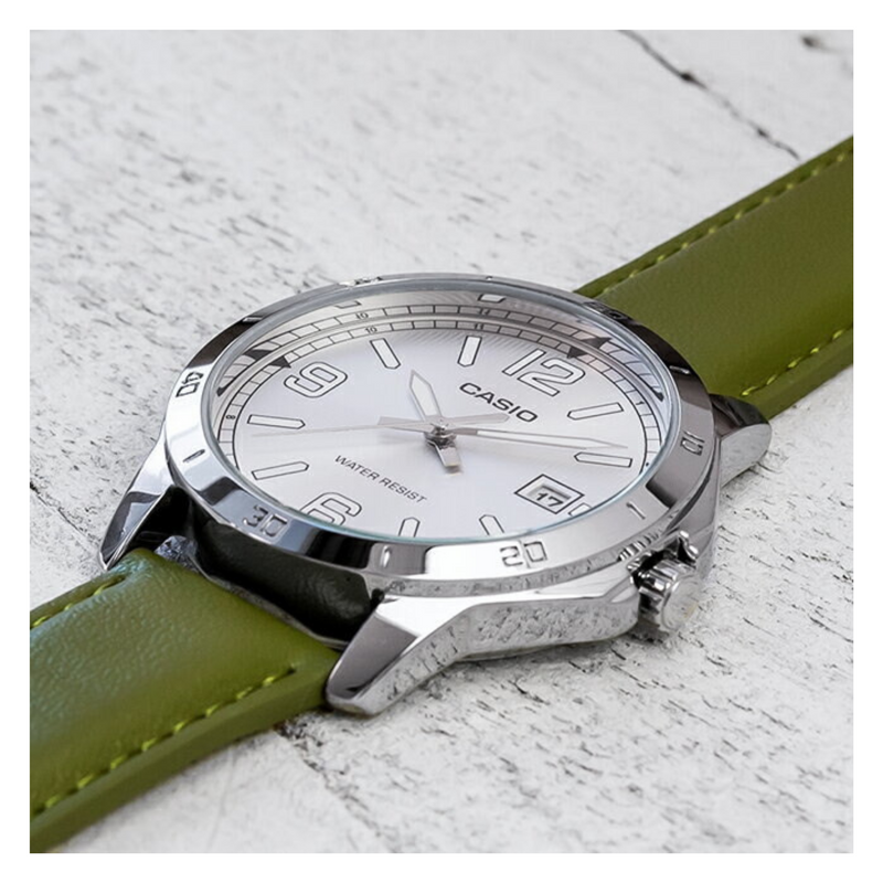 WW1237 Casio Enticer Date Belt Watch MTP-V004L-3BUDF