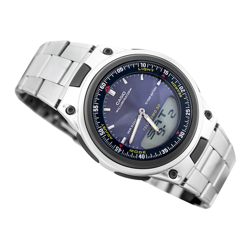 WW0127 Casio Youth Dual Time Chain Watch AW-80D-2AVDF