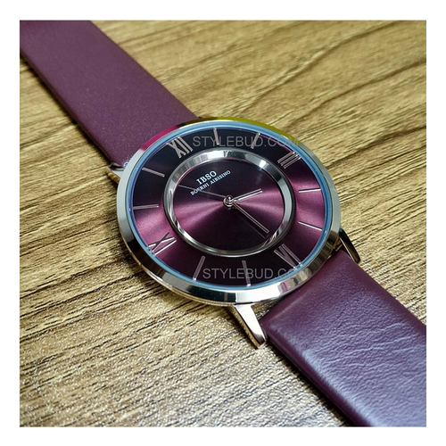 WW0044 IBSO Slim Leather Belt Watch S8281G