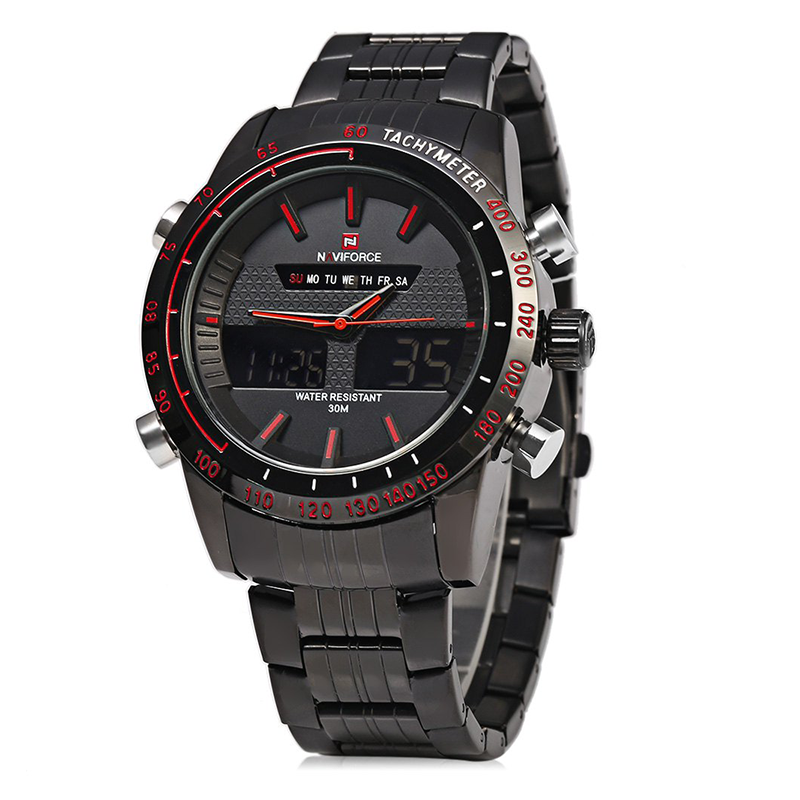 WW0579 Naviforce Dual Time Chain Watch