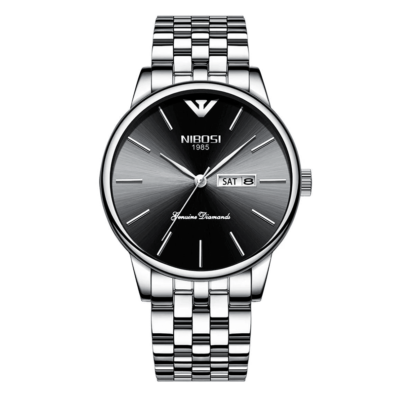 WW1138 Nibosi Day Date Chain Watch