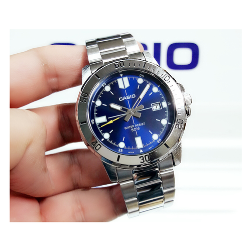 WW0010 Casio Enticer Date Chain Watch MTP-VD01D-2EVUDF