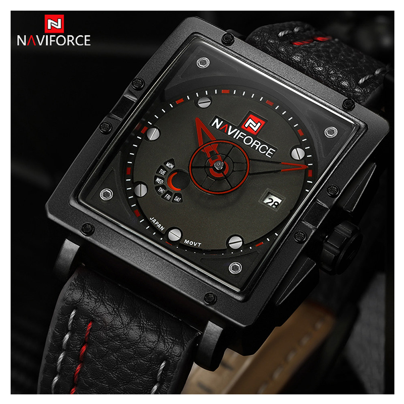 WW0642 Naviforce Day Date Belt Watch