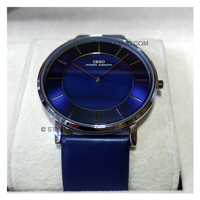 WW0375 IBSO Slim Leather Belt Watch