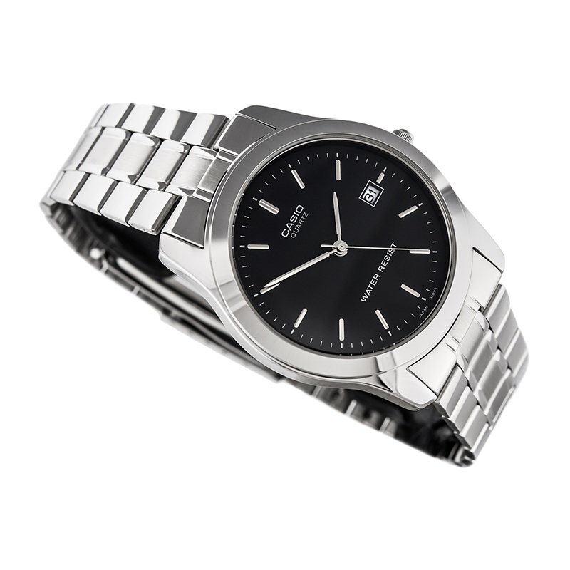 WW0251 Casio Enticer Date Chain Watch MTP-1141A-1ARDF