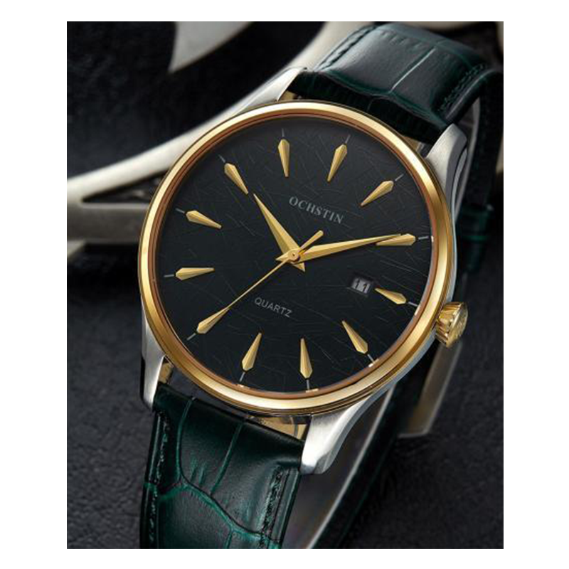 WW1019 Ochstin Date Leather Belt Watch