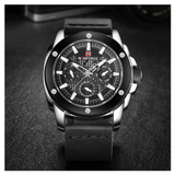 WW1114 Naviforce Multifunction Leather Belt Watch NF9116M