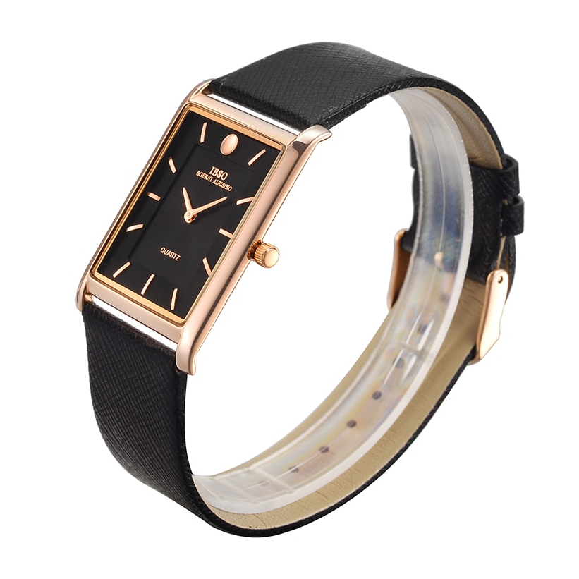 WW0272 IBSO Slim Rose Gold Leather Belt Watch B2232G