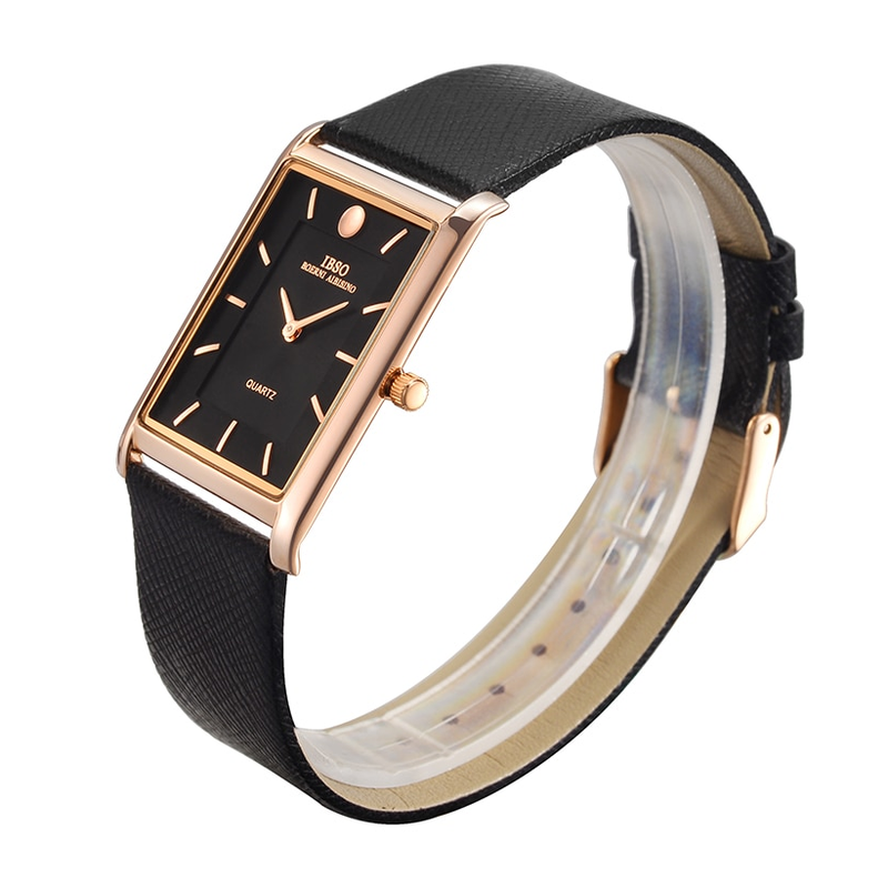 WW0272 IBSO Slim Rose Gold Leather Belt Watch B2232G