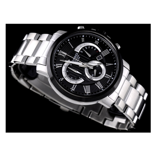 WW0379 Casio Beside Chronograph Stainless Steel Chain Watch BEM-506CD-1AVDF