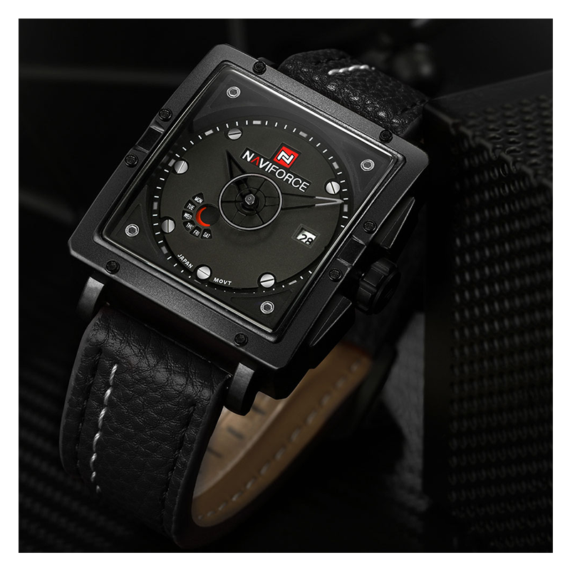 WW0640 Naviforce Day Date Belt Watch