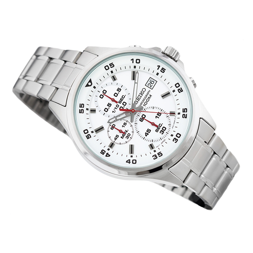 WW0146 Seiko Chronograph Stainless Steel Chain Watch SKS623P1