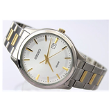 WW0809 Seiko Date Stainless Steel Two Tone Chain Watch SUR053P1