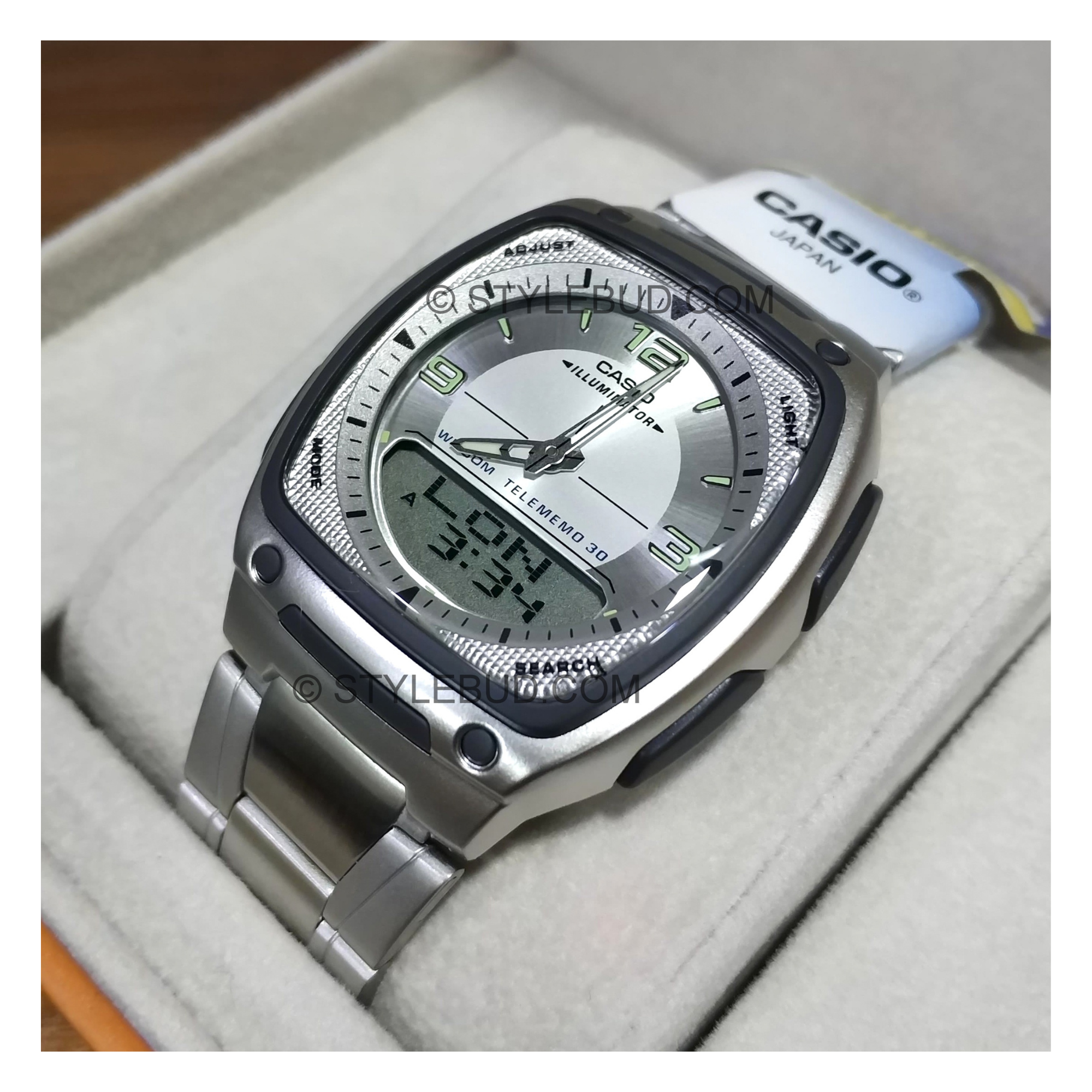 WW0144 Casio Youth Dual Time Chain Watch AW-81D-7AVDF