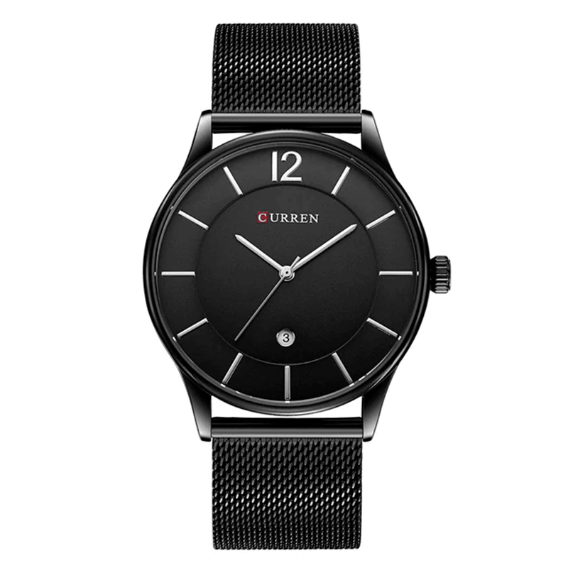 WW1124 Curren Date Mesh Chain Watch