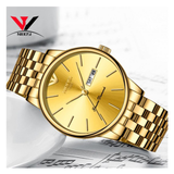 WW0755 Nibosi Day Date Chain Watch