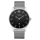 WW1122 Original Curren Date Mesh Chain Watch 8231