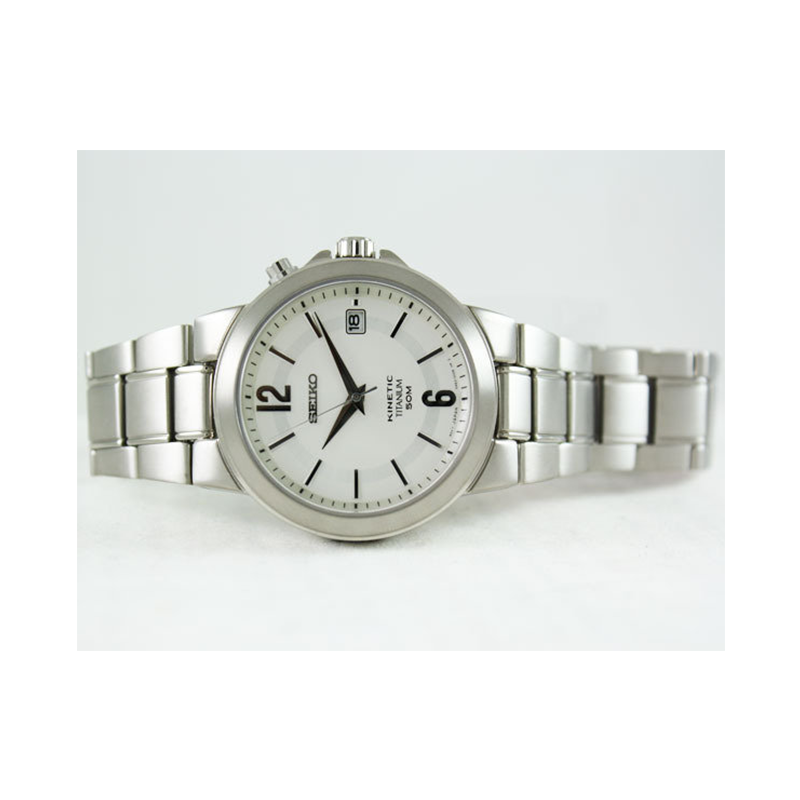 WW0896 Seiko Kinetic Titanium Chain Watch SKA479P1