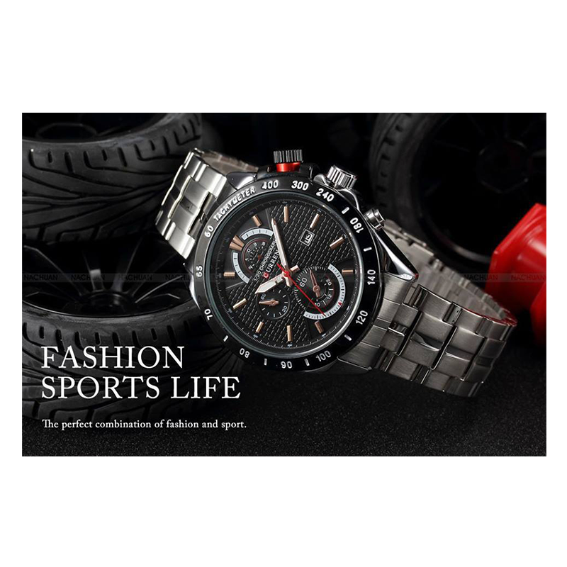 WW0279 Curren Date Chain Watch 8148