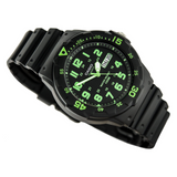 WW1247 Casio Youth Day Date Resin Belt Watch MRW-200H-3BVDF