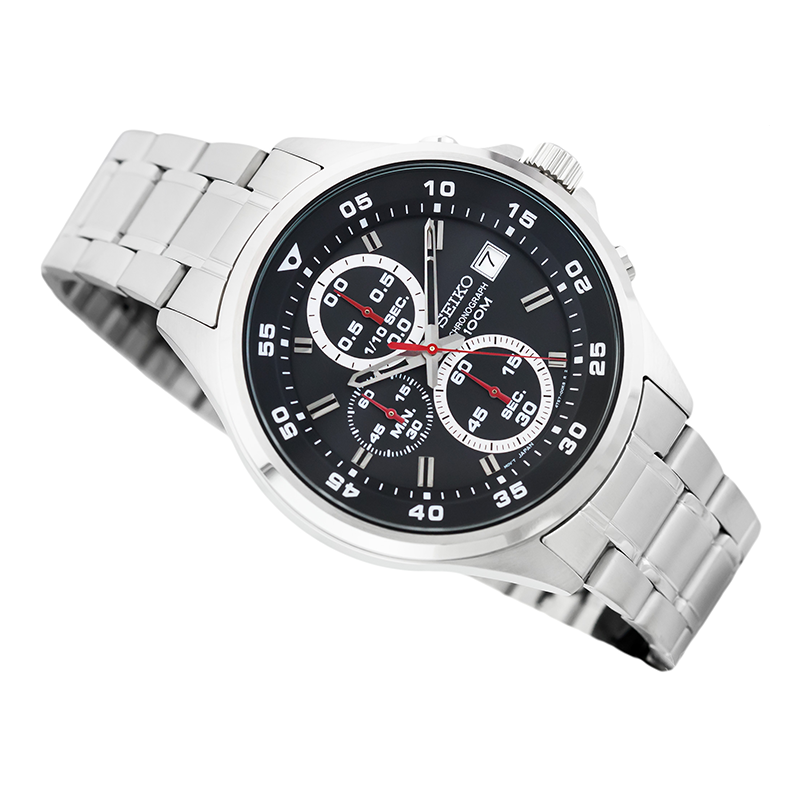 WW0145 Seiko Chronograph Date Stainless Steel Chain Watch SKS627P1