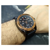 WW1110 Naviforce Multifunction Leather Belt Watch NF9116M