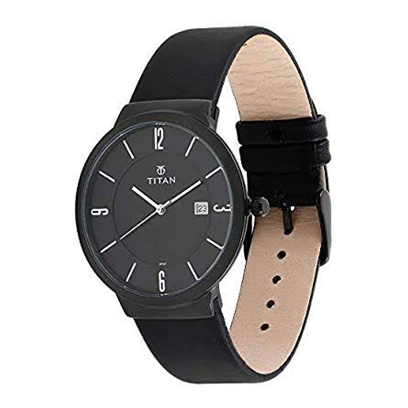 WW0978 Titan Date Leather Belt Watch 90053NL01