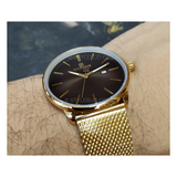 WW1158 Naviforce Date Mesh Chain Watch NF3012G