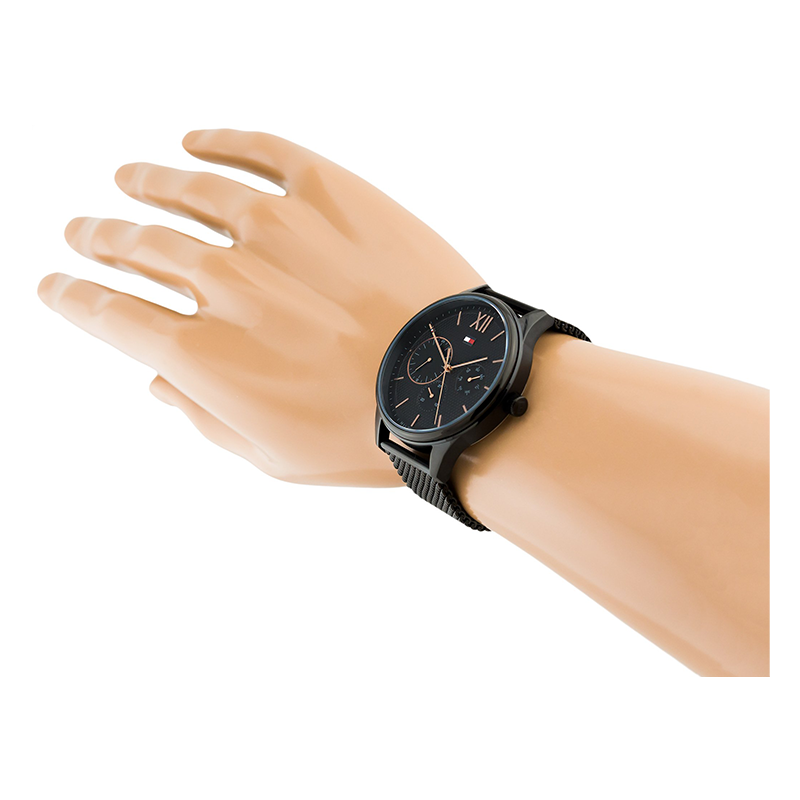 Mesh Bracelet Tommy Hilfiger Damon 1791420 WW0577 Original Tommy Hilfiger  Multifunction Stainless Steel Mesh