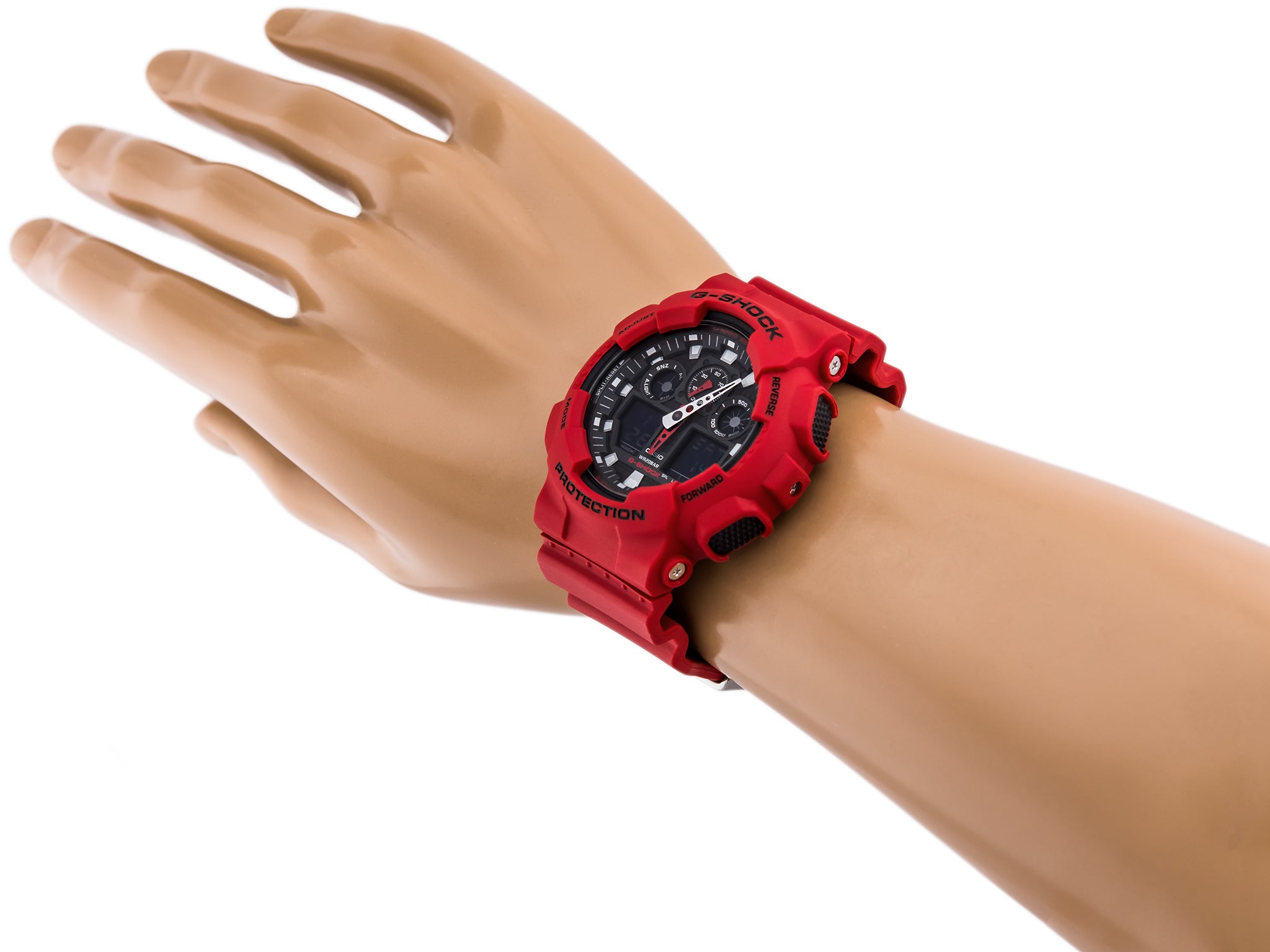 WW0082 Casio G-Shock Sports Resin Belt Watch GA-100B-4ADR