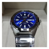 WW0103 Casio Enticer Day Date Illuminator Chain Watch MTP-E203D-2AVDF