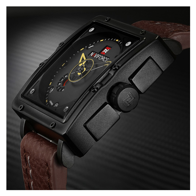 WW0643 Naviforce Day Date Belt Watch