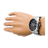 WW0463 Casio Beside Chronograph Stainless Steel Chain Watch BEM-511D-1AVDF