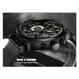 WW0138 Naviforce Multifunction Mesh Chain Watch NF9068M