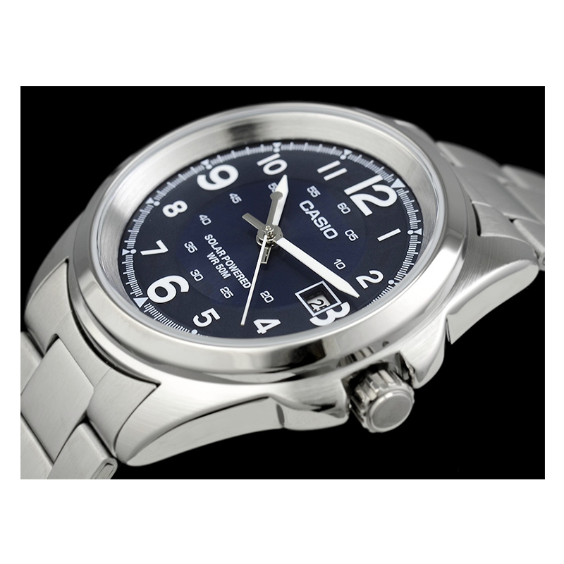 WW0625 Casio Standard Solar Date Chain Watch MTP-S101D-2BVDF