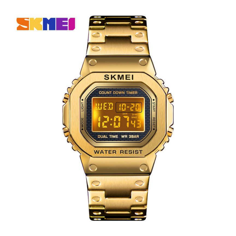 WW1171 SKMEI Dual Time Digital Chain Watch 1456