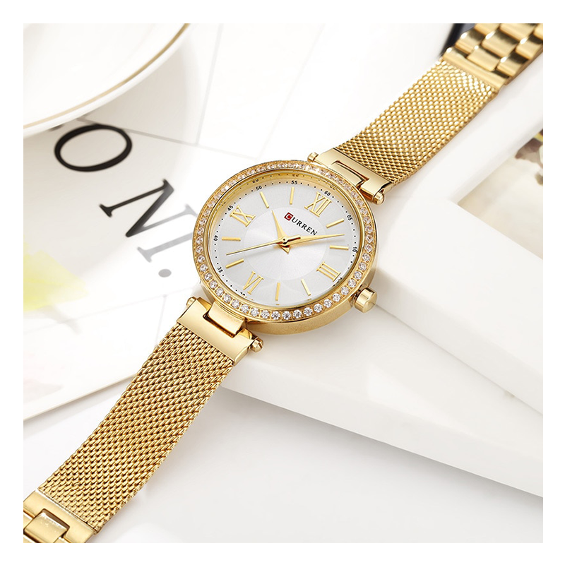 WW0193 Curren Ladies Mesh Chain Watch