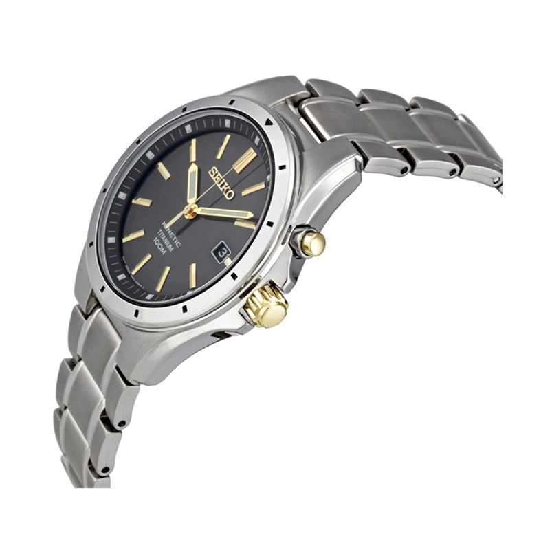 WW0925 Seiko Kinetic Titanium Chain Watch SKA495P1